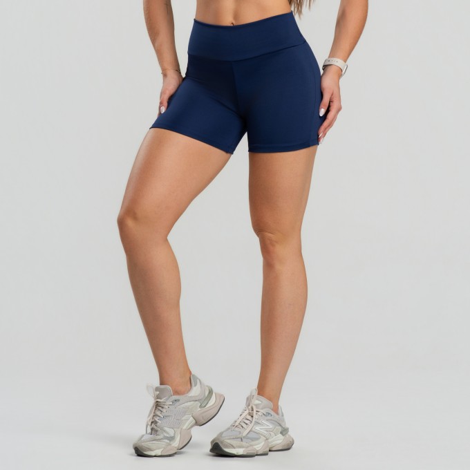 Short Fitness Feminino Pala Reforçada Cós Alto Poliamida - Drop Basic