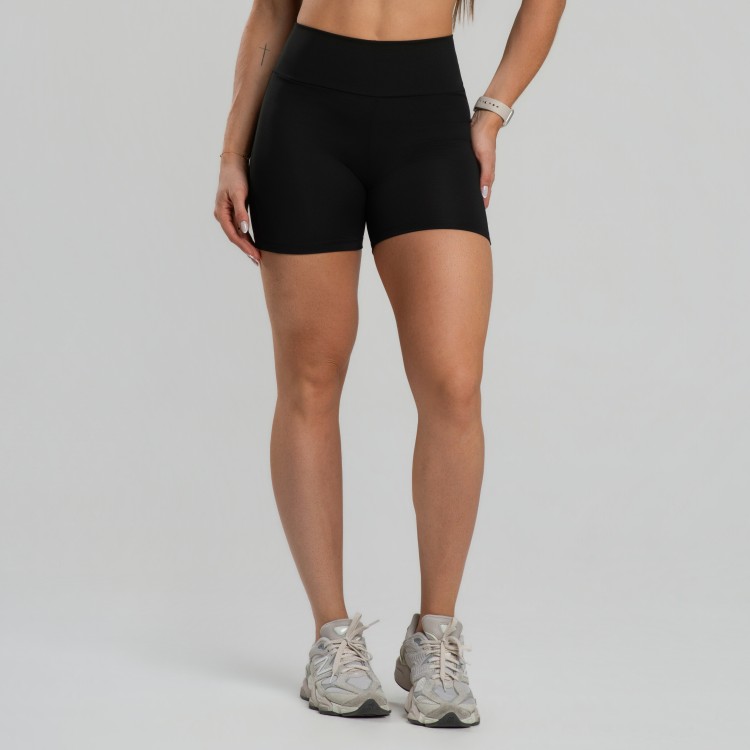 Short Fitness Feminino Pala Reforçada Cós Alto Poliamida - Drop Basic