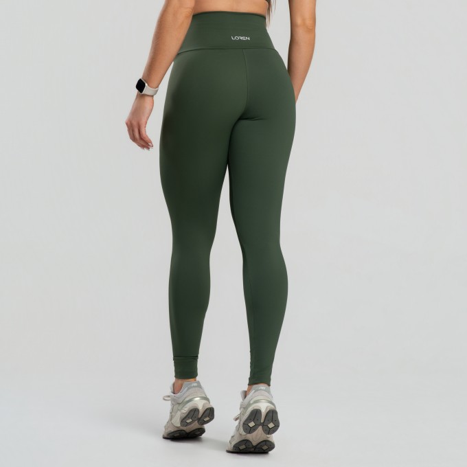 Legging Cós Alto Reforçado Duplo Segura Barriga Poliamida - Drop Basic