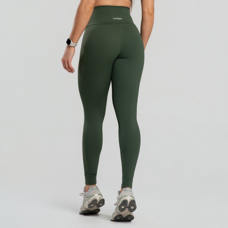 Legging Cós Alto Reforçado Duplo Segura Barriga Poliamida - Drop Basic
