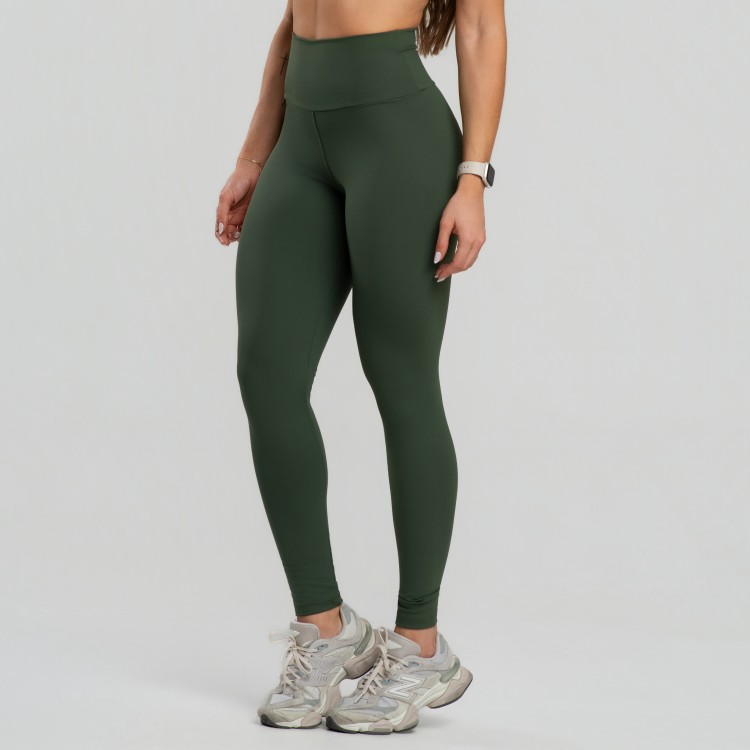 Legging Cós Alto Reforçado Duplo Segura Barriga Poliamida - Drop Basic