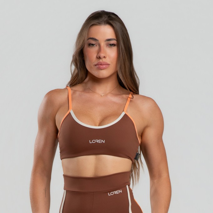 Top Fitness Feminino Tira Pala Dupla Poliamida - DNA Loren