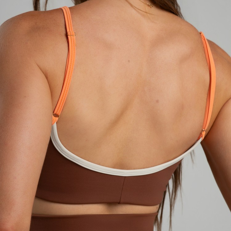 Top Fitness Feminino Tira Pala Dupla Poliamida - DNA Loren
