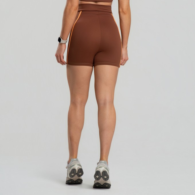 Short Fitness Feminino Pala Dupla Cós Alto Poliamida - DNA Loren