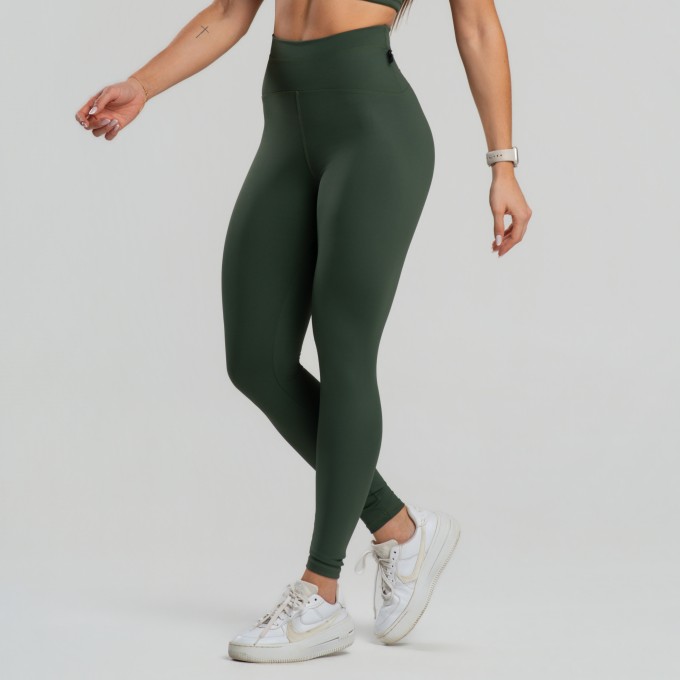 Calça Legging com Recortes no Cós